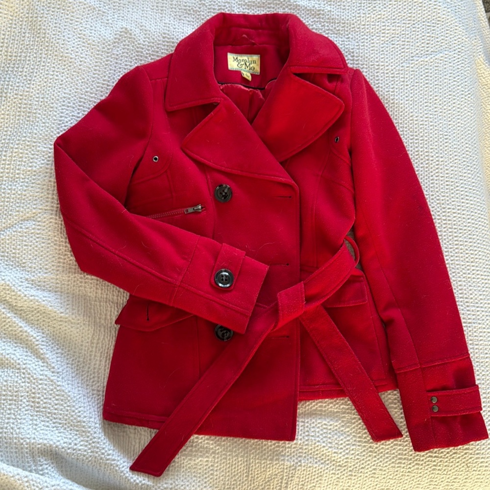 Red Peacoat